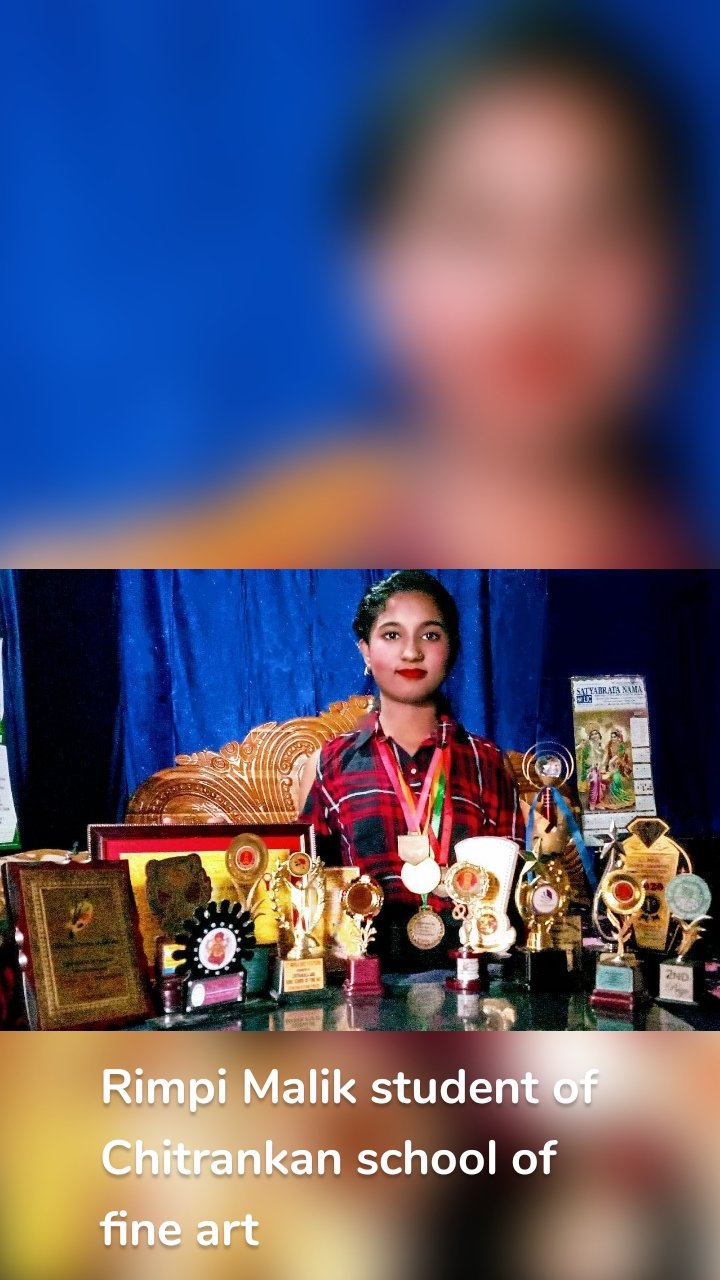 Rimpi Malik student of Chitrankan school of fine art